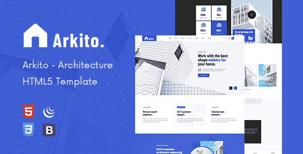 Arkito - Architecture HTML Template | Clean Responsive Design