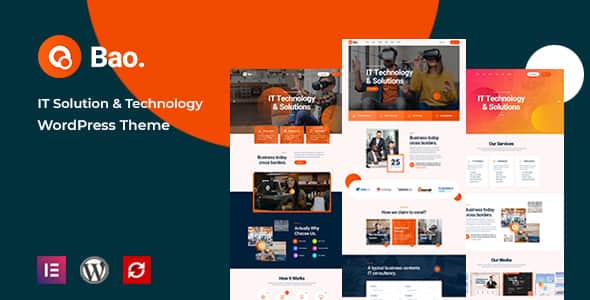 Bao - IT Solutions & Services WordPress Theme | Elementor Ready