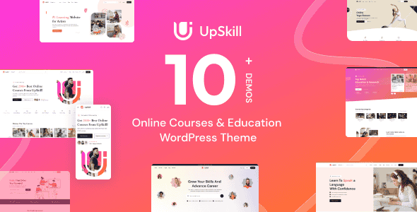 UpSkill - Education Online Courses LMS WordPress Theme, Dynamic Learning