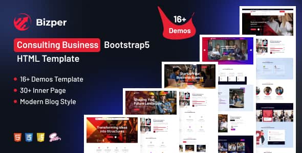 Business Consulting HTML Template - Bizper | Bootstrap 5 Ready