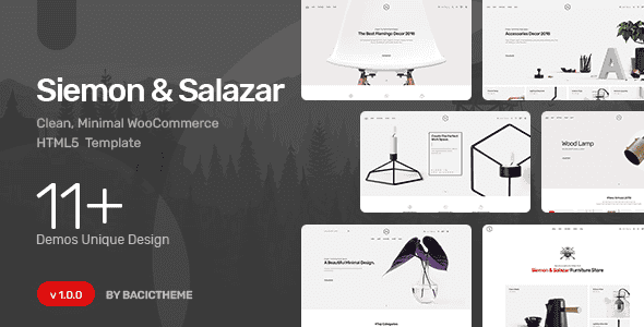 Siemon - Clean Minimal eCommerce HTML5 Template | Bootstrap 4