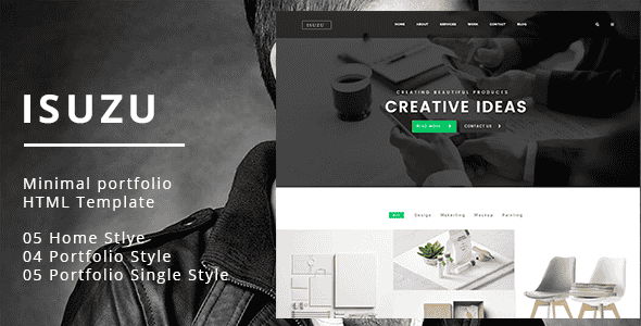 Isuzu - Creative HTML Template with Retina Support