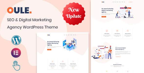 Oule – Digital Marketing Agency WordPress Theme - Fast & SEO