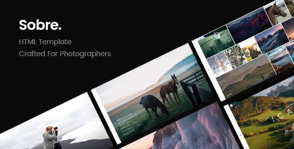 Sobre | Minimal Photography Portfolio HTML Template - Clean Sass Code