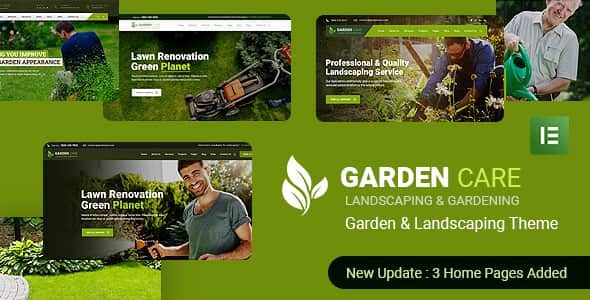 Garden Care - Gardening and Landscaping WordPress Theme - Elementor