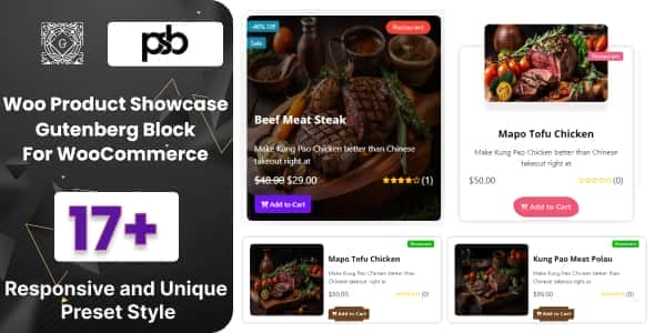 WooCommerce Gutenberg Block - Product Showcase Plugin