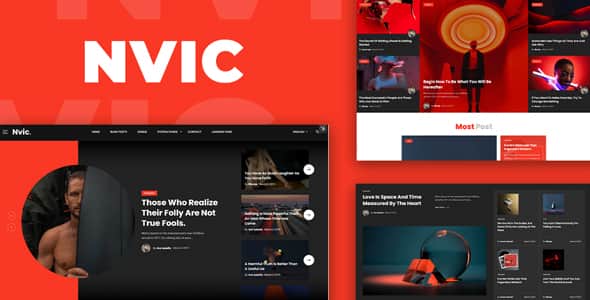 Nvic - Blog and Magazine HTML Template - Clean & Responsive