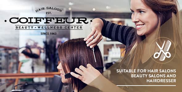 Coiffeur - Hair Salon WordPress Theme | Fast & SEO Ready