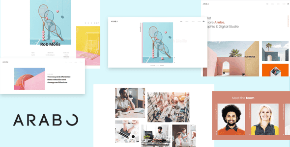 Arabo - Creative Portfolio Template - Clean HTML Portfolio