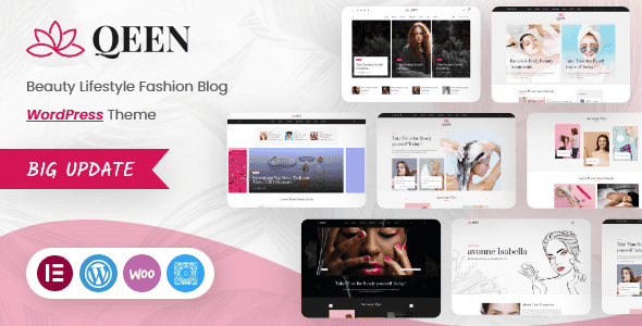 Qeen - Fashion Lifestyle Blog WordPress Theme | Elementor