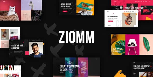 Ziomm - Creative Agency & Portfolio WordPress Theme | Elementor Theme