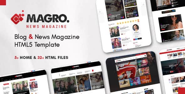 Magro - News Magazine & Blog Responsive HTML5 Template | SEO Ready